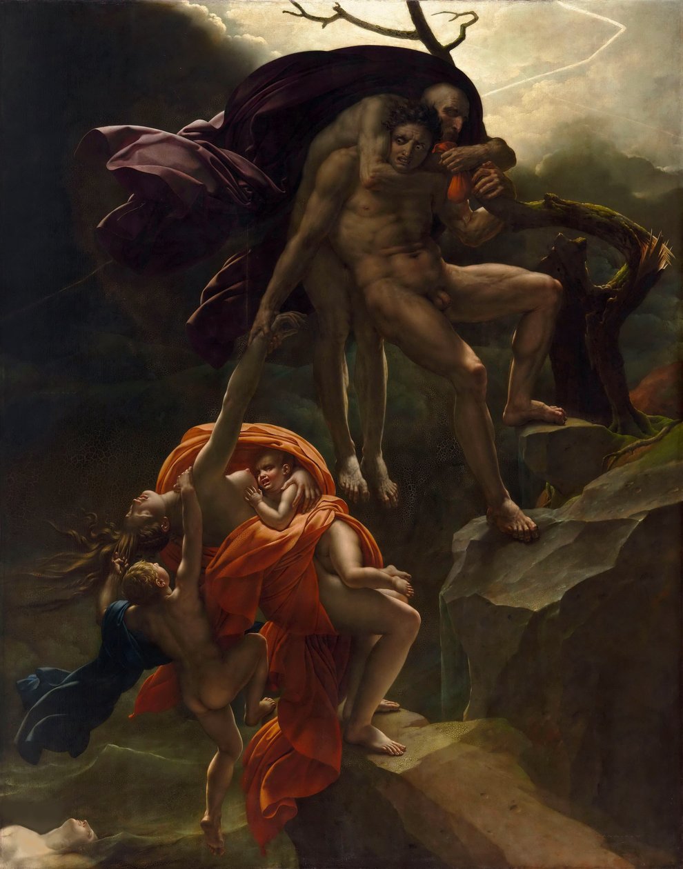 A Deluge Scene A Deluge Scene, ca 1806. af Anne Louis Girodet de Roucy Trioson