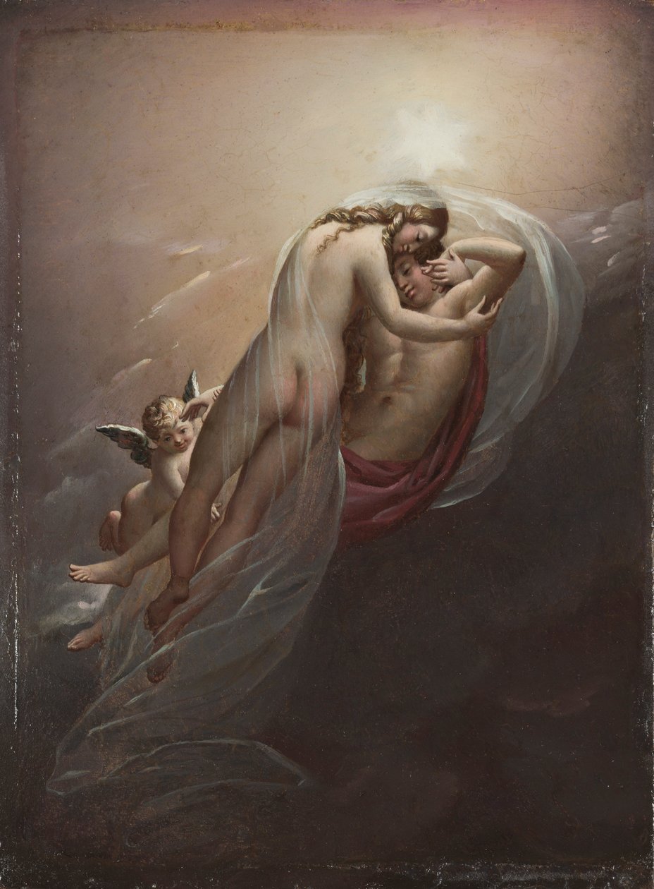 Aurora og Cephalus, ca. 1810. af Anne Louis Girodet de Roucy Trioson