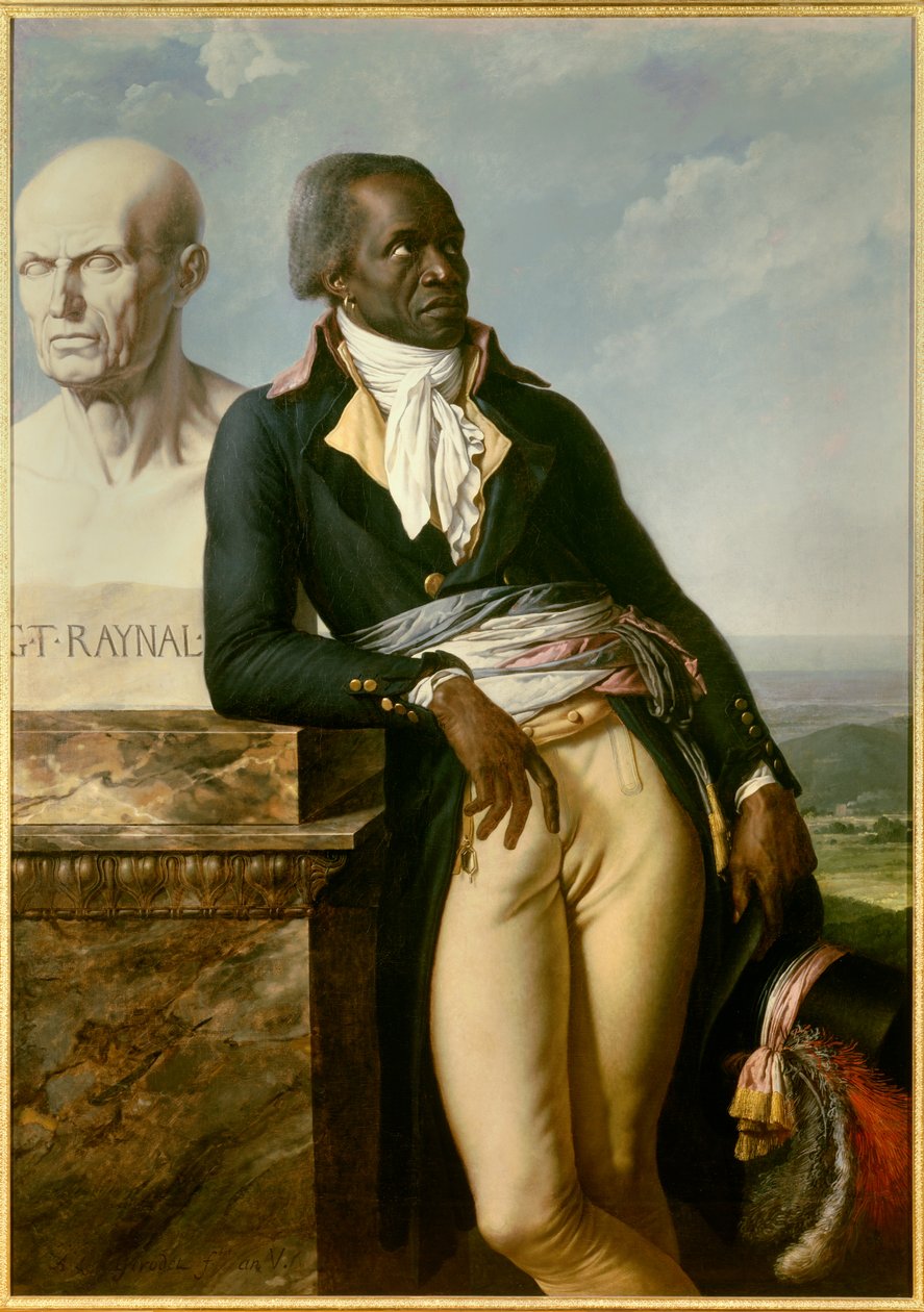Fransk revolution: "" Portræt af Jean Baptiste Belley, stedfortræder for Santo Domingo (Santo Domingo) ved konventet (1747-1805)"" Maleri af Anne Louis Girodet de Roucy-Trioson (Anne-Louis Girodet de Roucy Trioson) af Anne Louis Girodet de Roucy Trioson