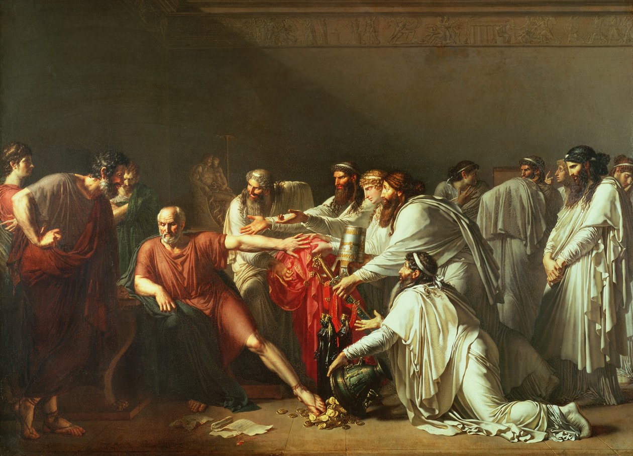 Hippokrates (c.460-c.377 f.Kr.) Afvisning af Artaxerxes I