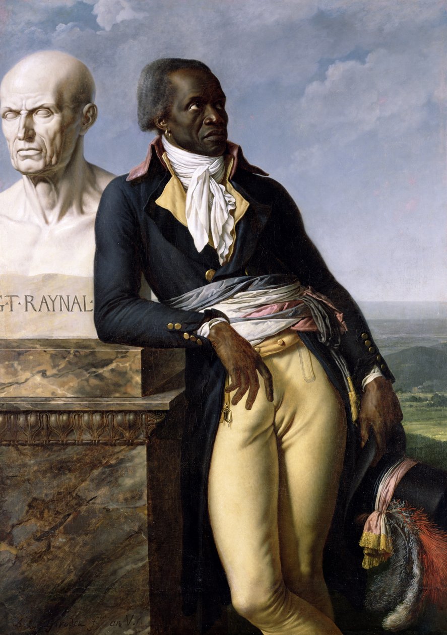 Portræt af Jean-Baptiste Belley (d.1804) stedfortræder for San Domingo af Anne Louis Girodet de Roucy Trioson