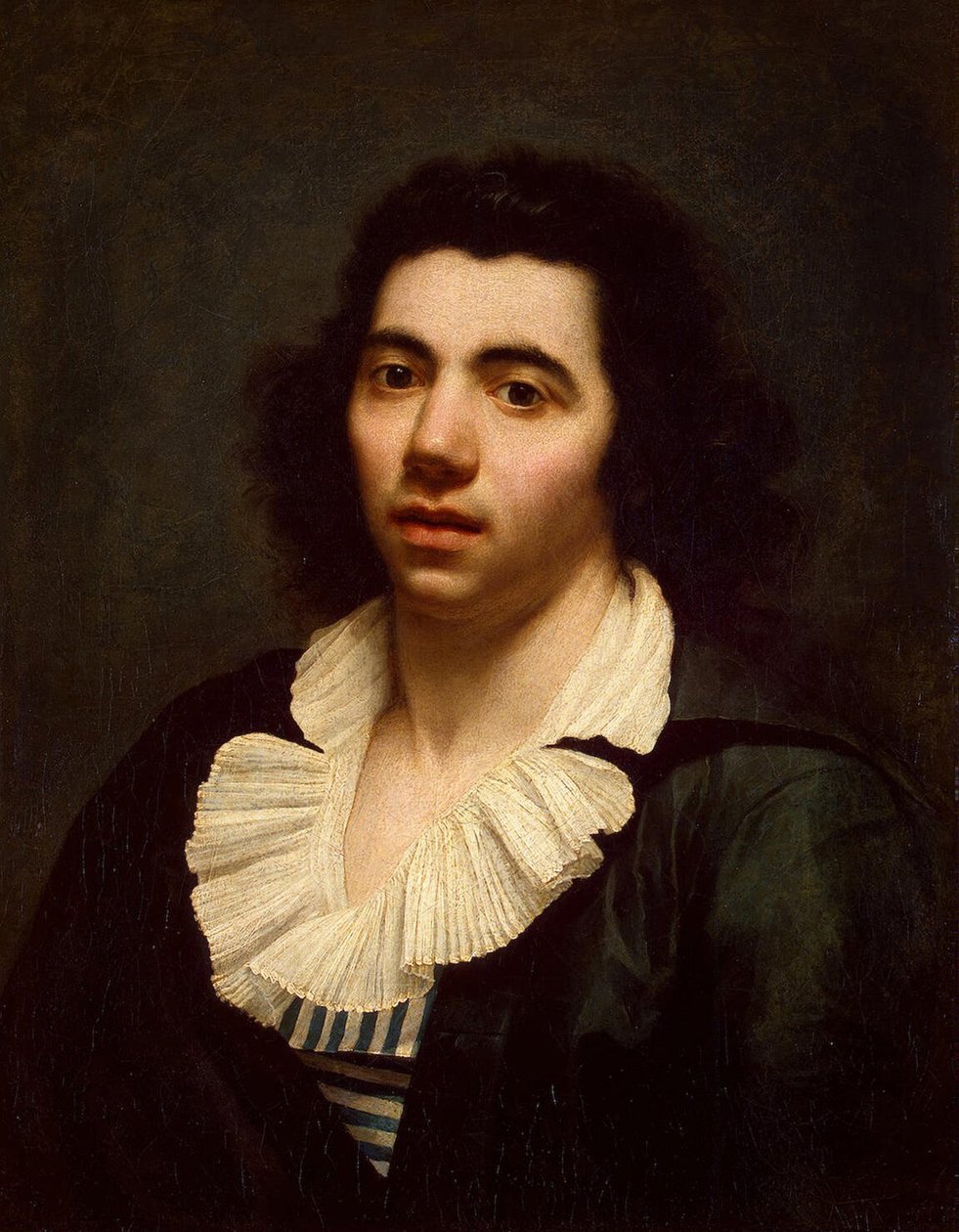 Selvportræt, begyndelsen af det 19. århundrede. af Anne Louis Girodet de Roucy Trioson