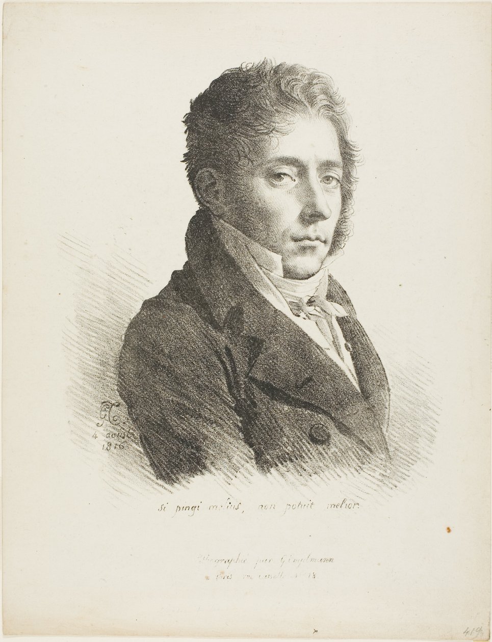 Portræt af Coupin de la Couperie af Anne Louis Girodet de Roussy Trioson