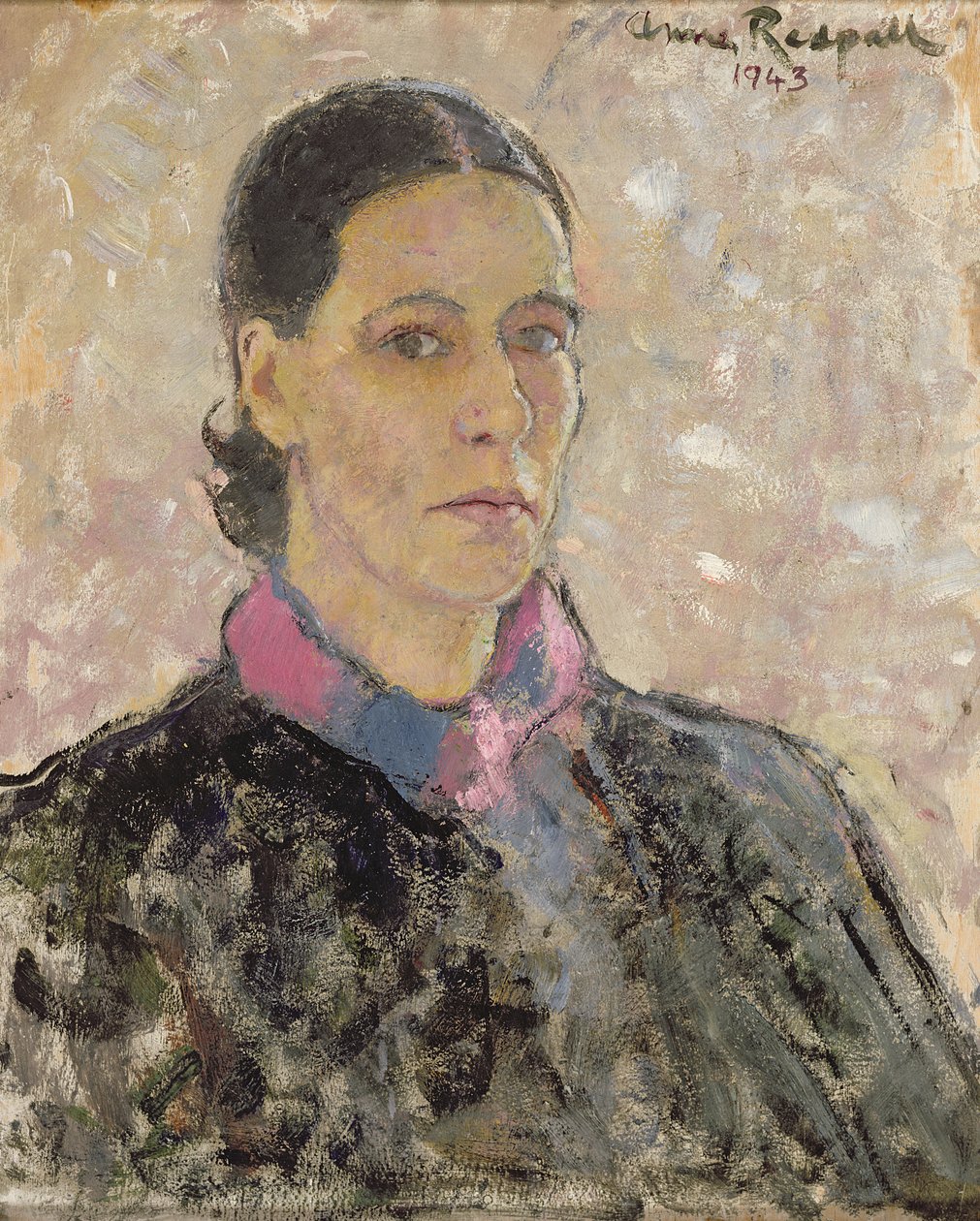 Selvportræt af Anne Redpath