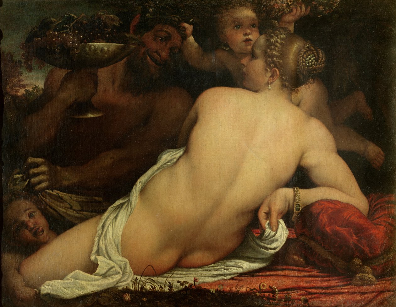 En Bacchante af Annibale Carracci