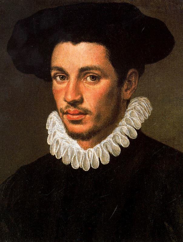 Portræt af en ung mand af Annibale Carracci