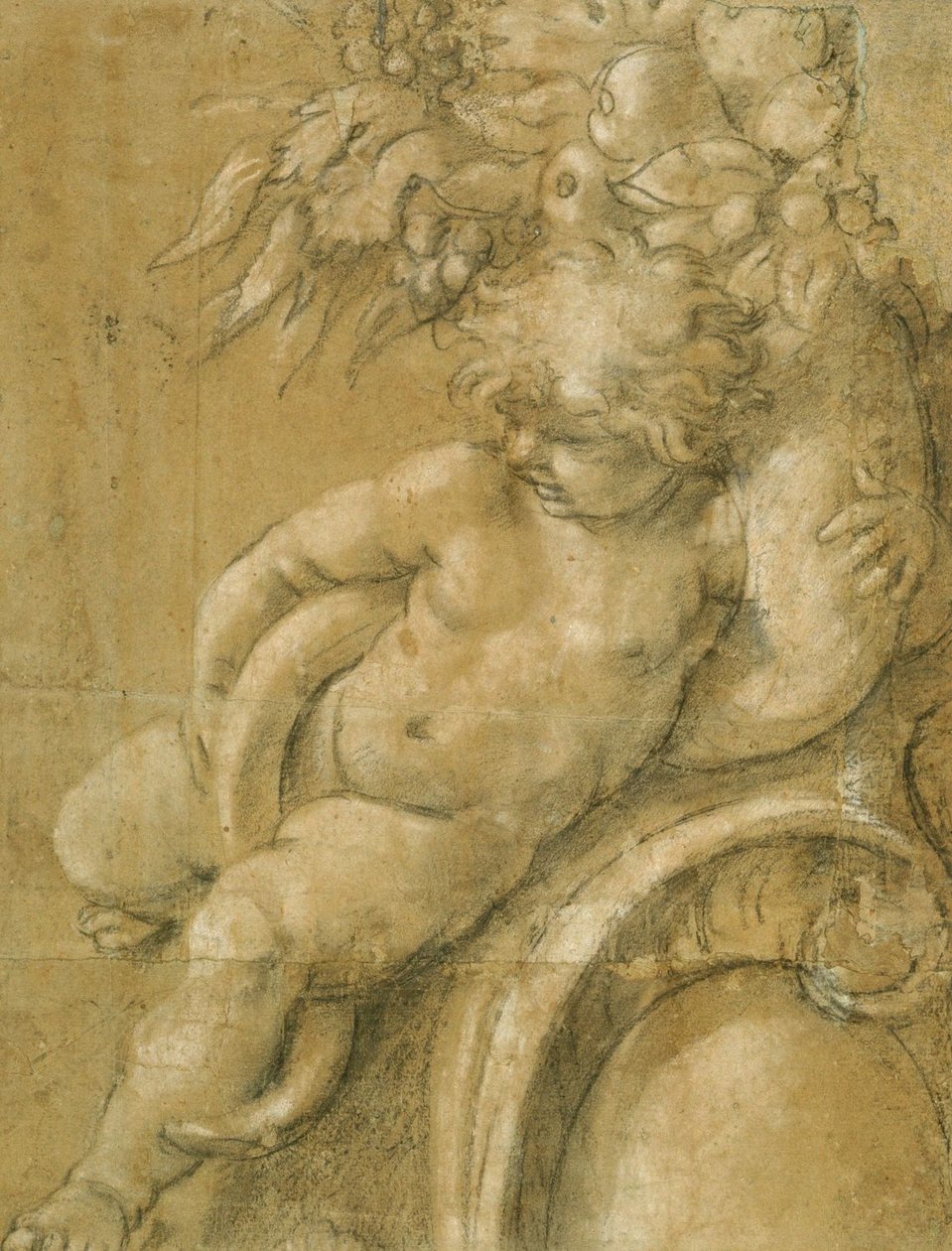 Putto med et overflødighedshorn af Annibale Carracci