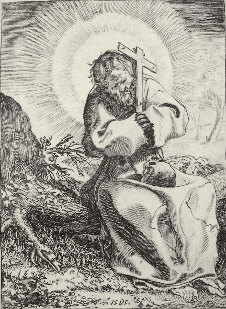 Sankt Frans af Assisi af Annibale Carracci