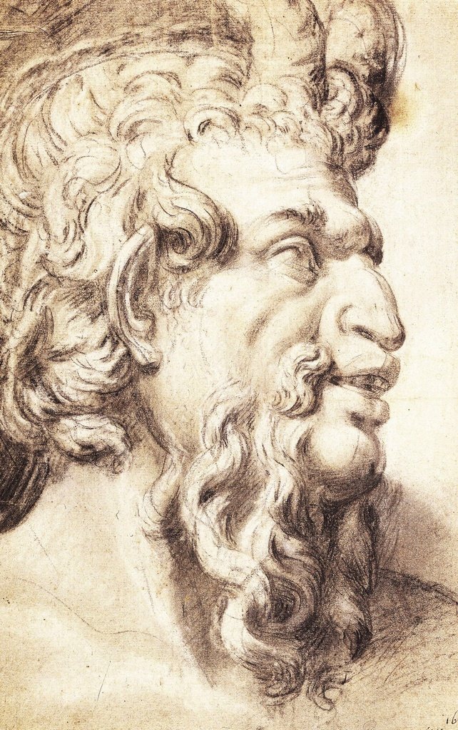 Satyr af Annibale Carracci