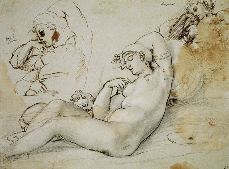 Sovende Venus af Annibale Carracci