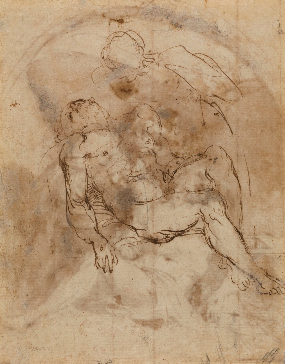 Carracci - v Pietà, RCIN 902169 af Annibale Carracci