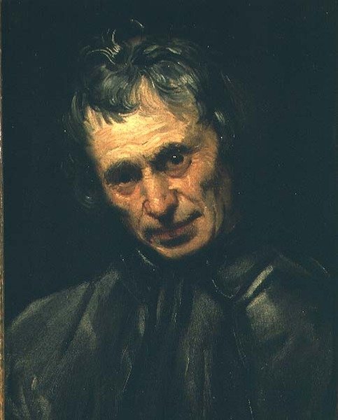 Hovedet af en gammel mand af Annibale Carracci