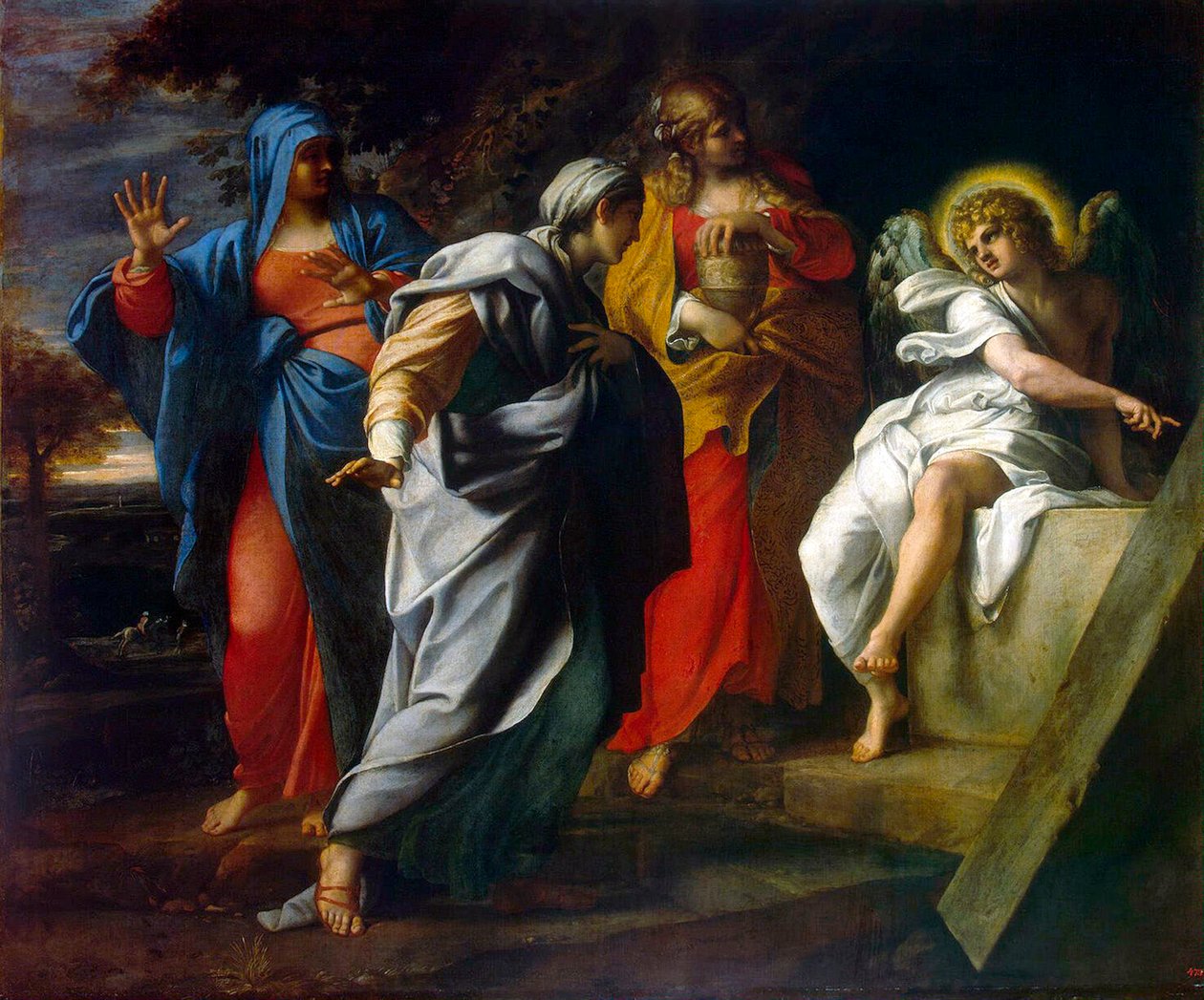 Hellige kvinder ved Kristi grav«, anden halvdel af det 16. århundrede. af Annibale Carracci