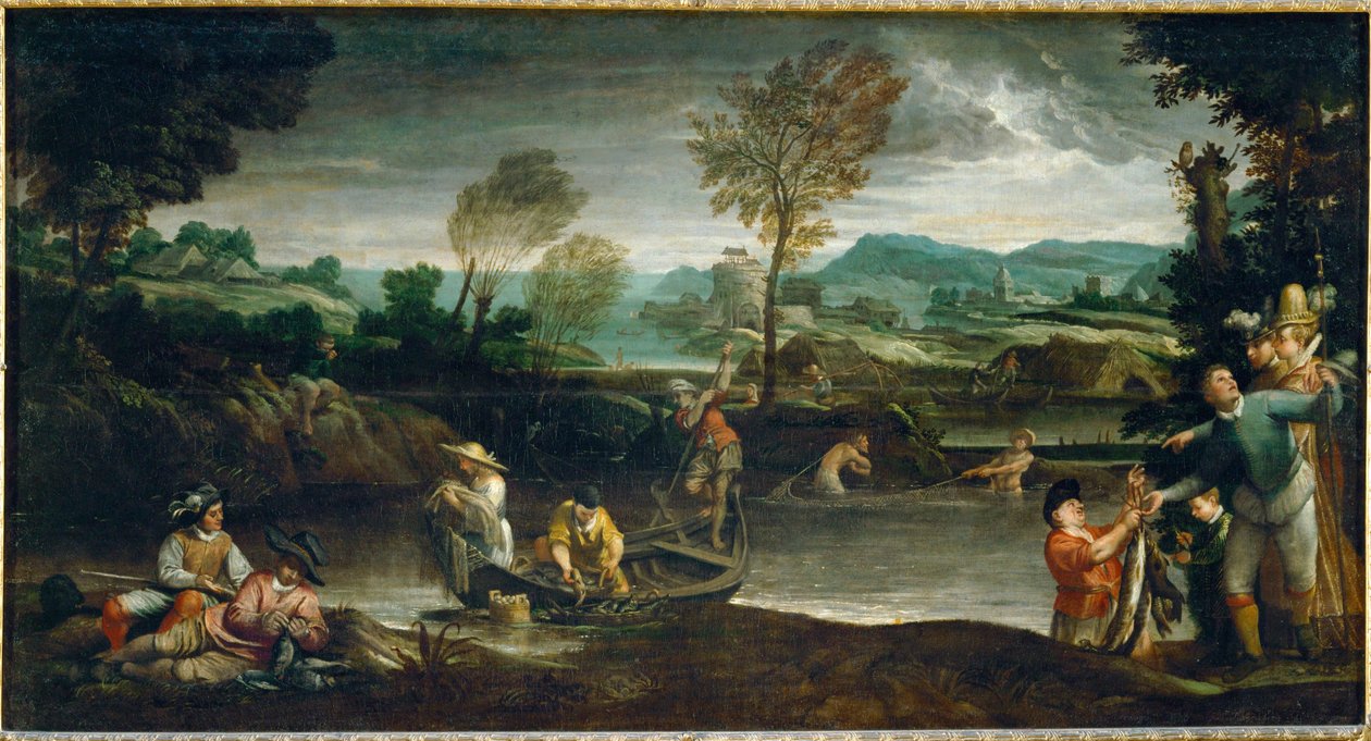 La peche - fiskeri, vedhæng til 40-08-05/41 ... af Annibale Carracci