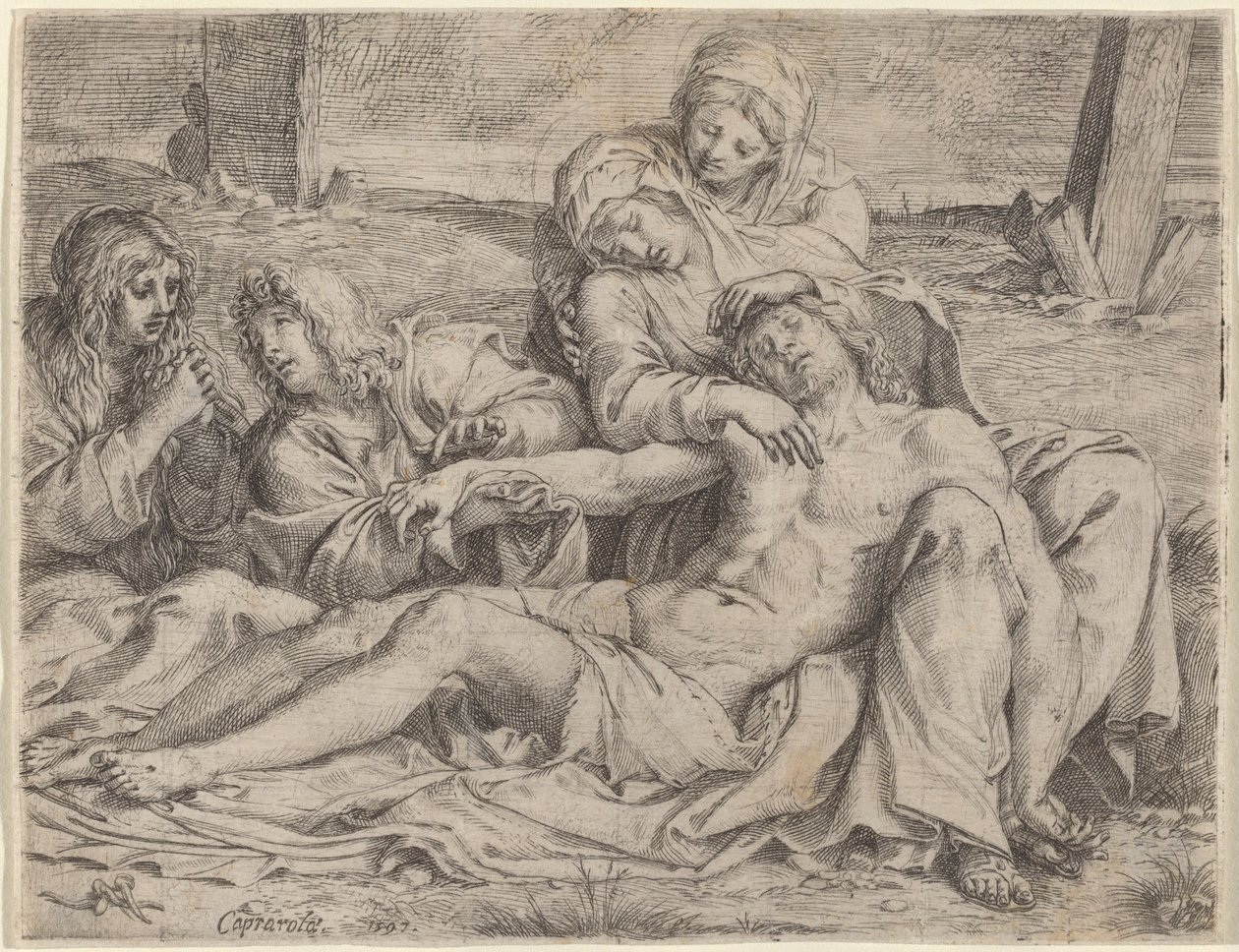 Pietà ("Kristus af Caprarola") af Annibale Carracci