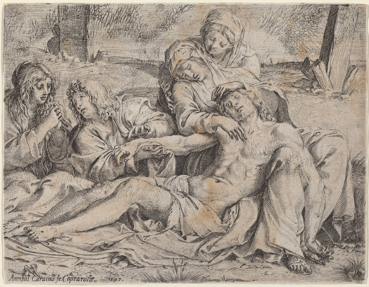Pieta ("Kristus af Caprarola") af Annibale Carracci