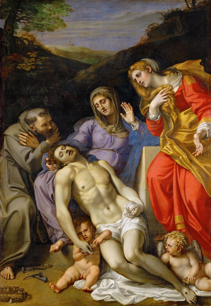 Pieta ... af Annibale Carracci