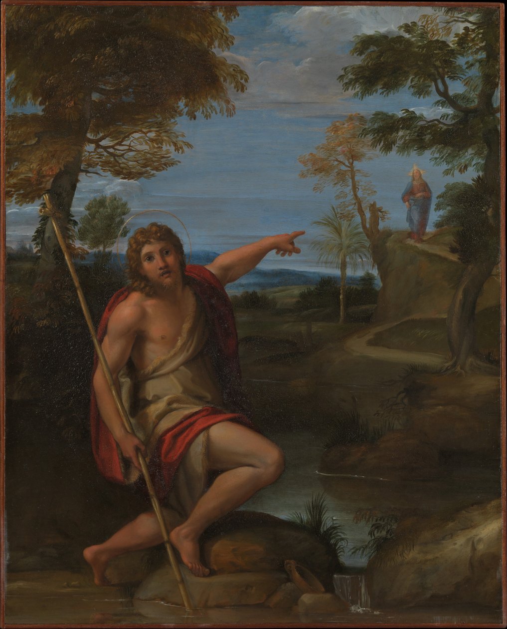 Johannes Døberen vidner af Annibale Carracci