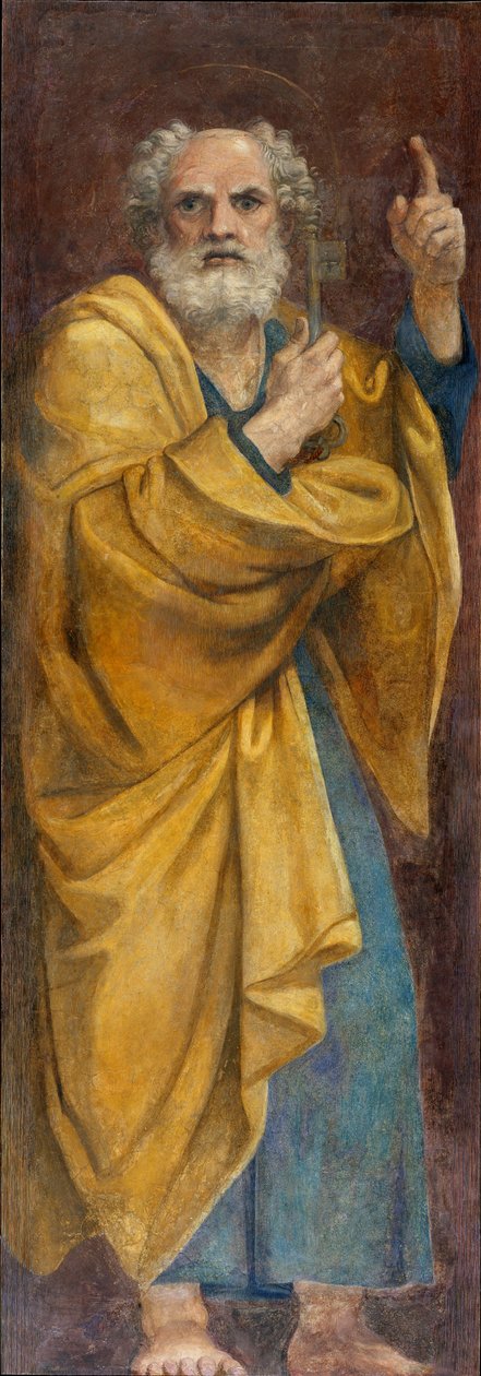 Sankt Peter - Maleri af Annibale Carracci (Annibal Carrache af Annibale Carracci