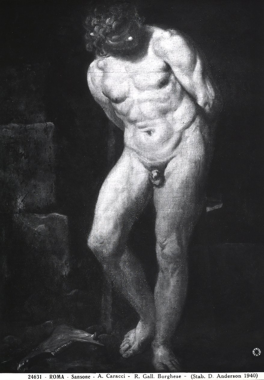 Samson, ca. 1580-1609 af Annibale Carracci