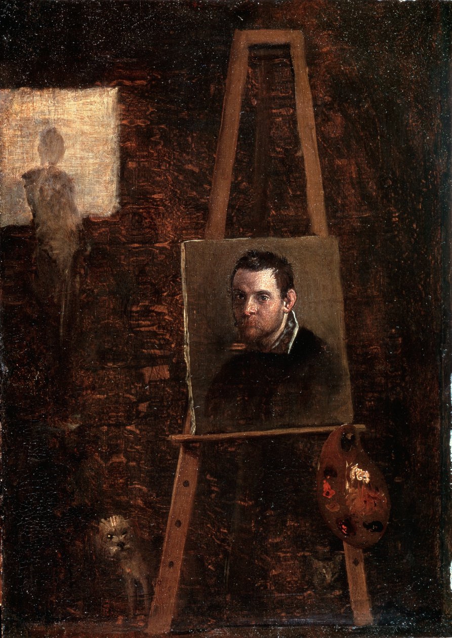 Selvportræt, c1604 af Annibale Carracci