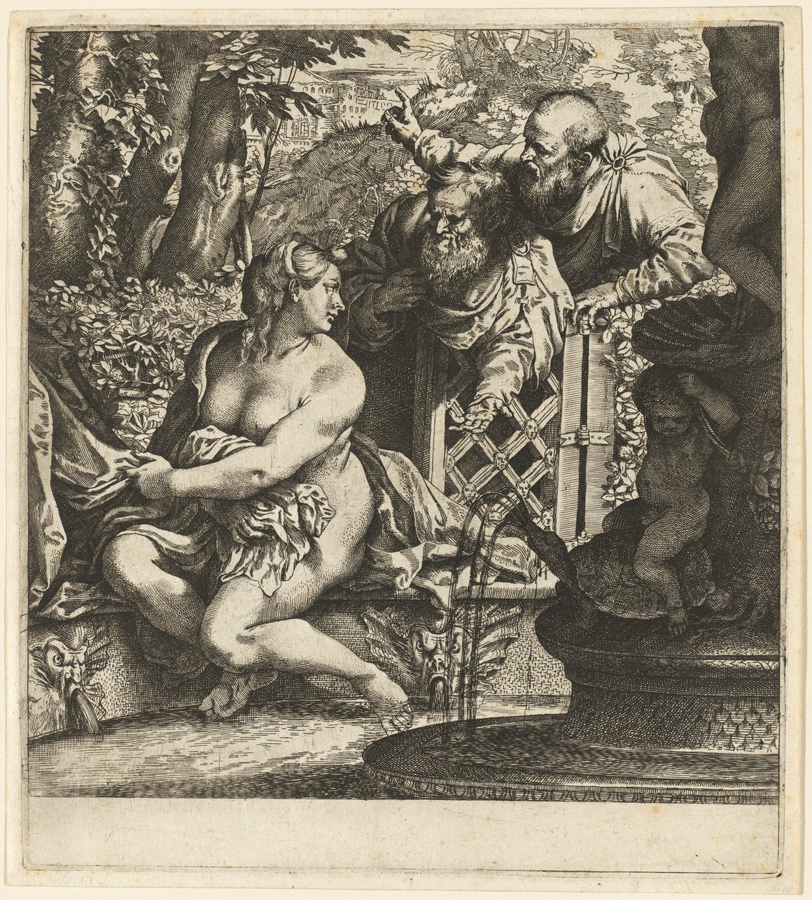 Susanna og de ældste af Annibale Carracci