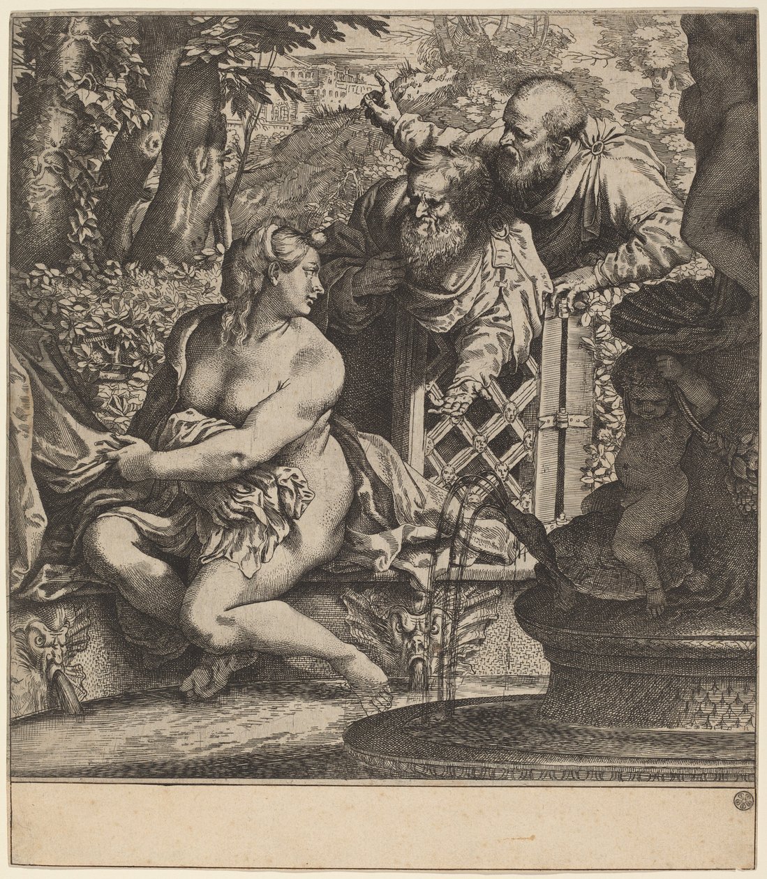 Susanna og de ældste af Annibale Carracci