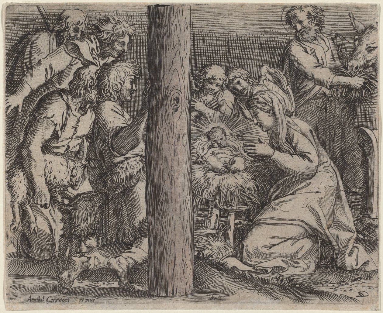 Hyrdernes tilbedelse af Annibale Carracci