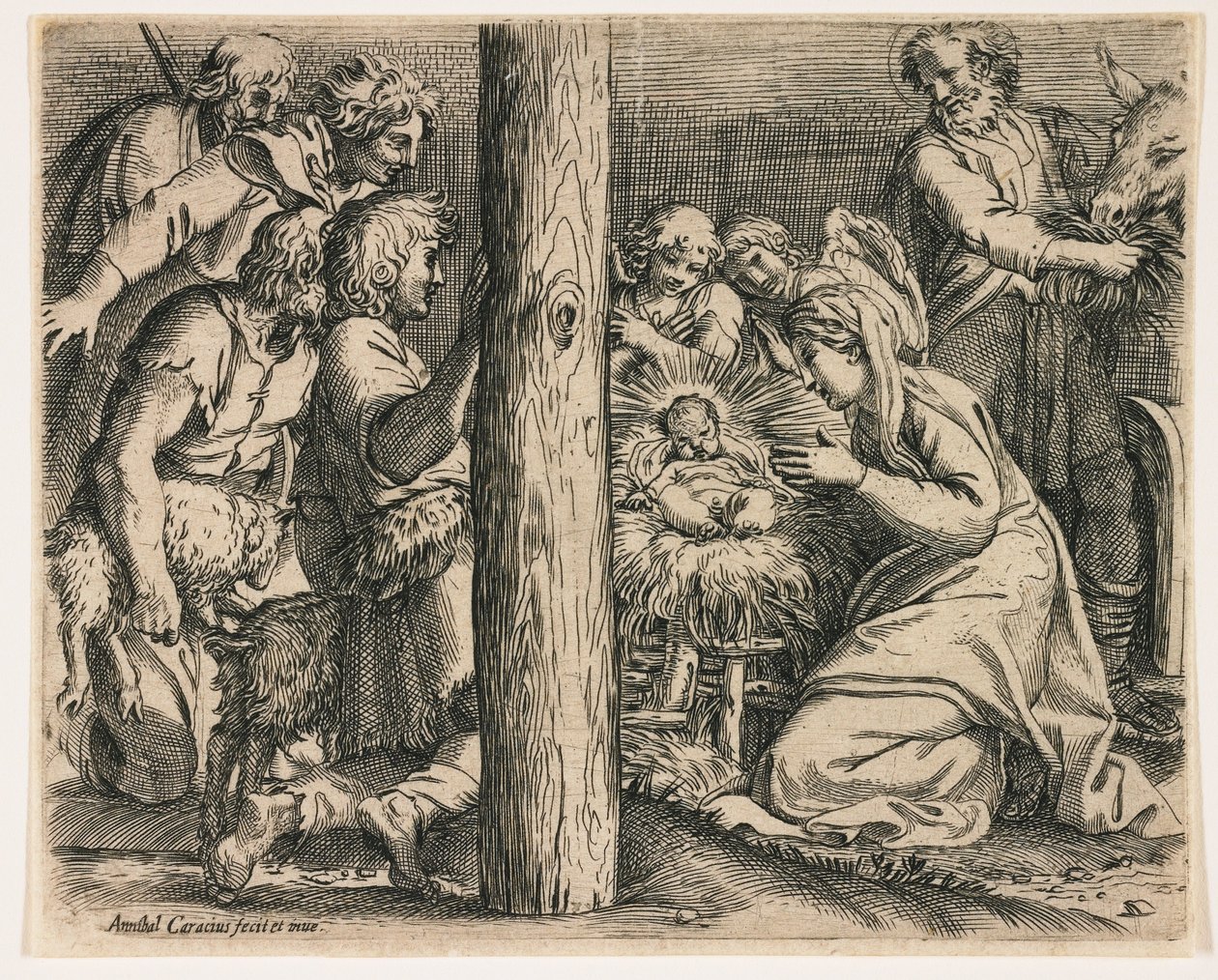 Hyrdernes tilbedelse af Annibale Carracci