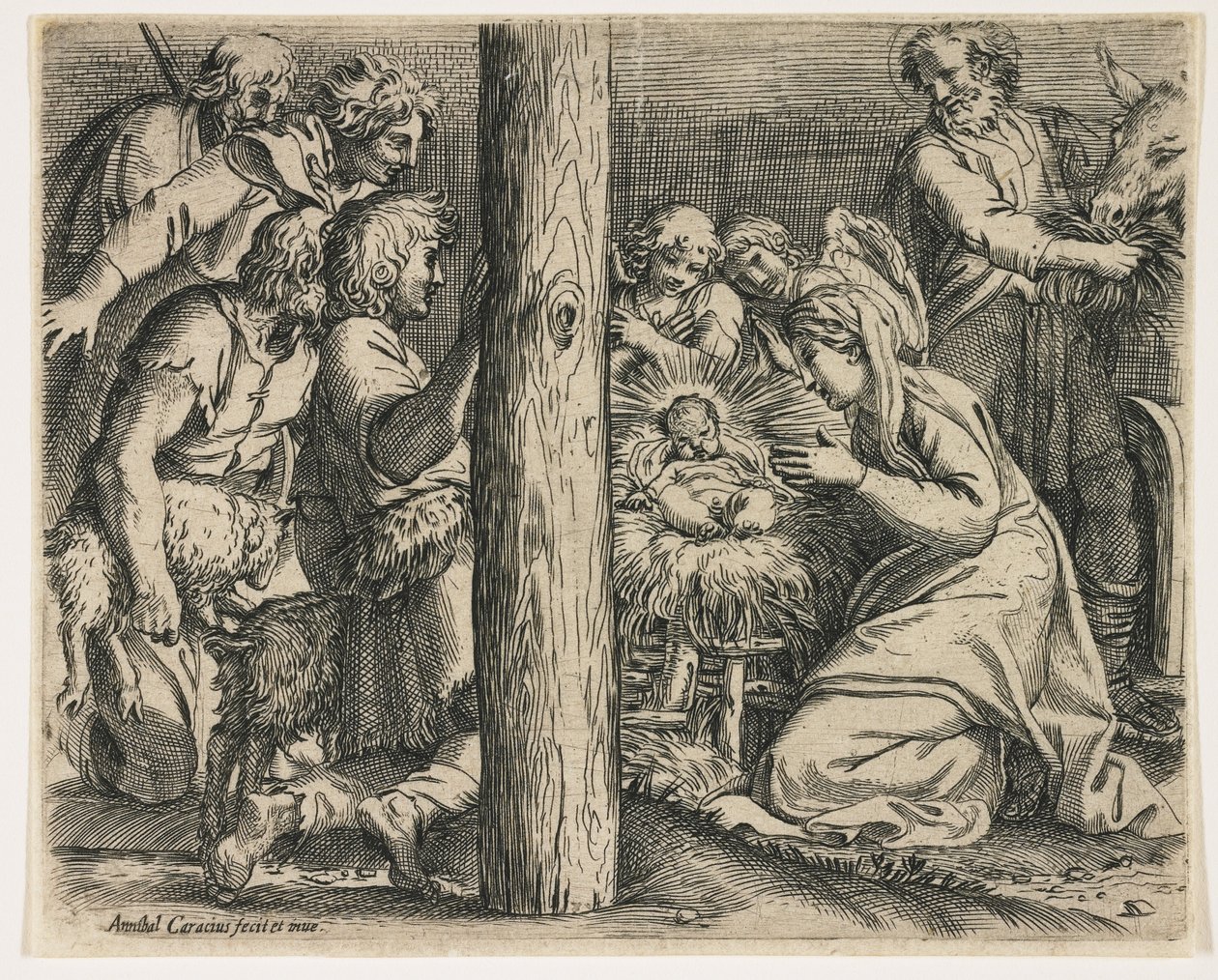 Hyrdernes tilbedelse, ca. 1606 af Annibale Carracci