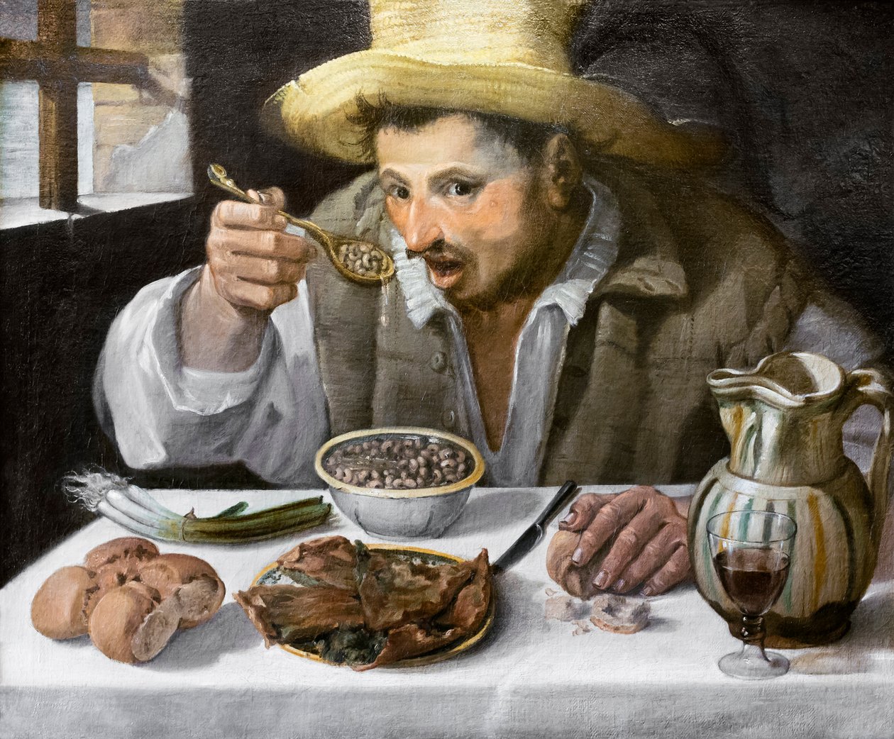 Bønnespiseren af Annibale Carracci