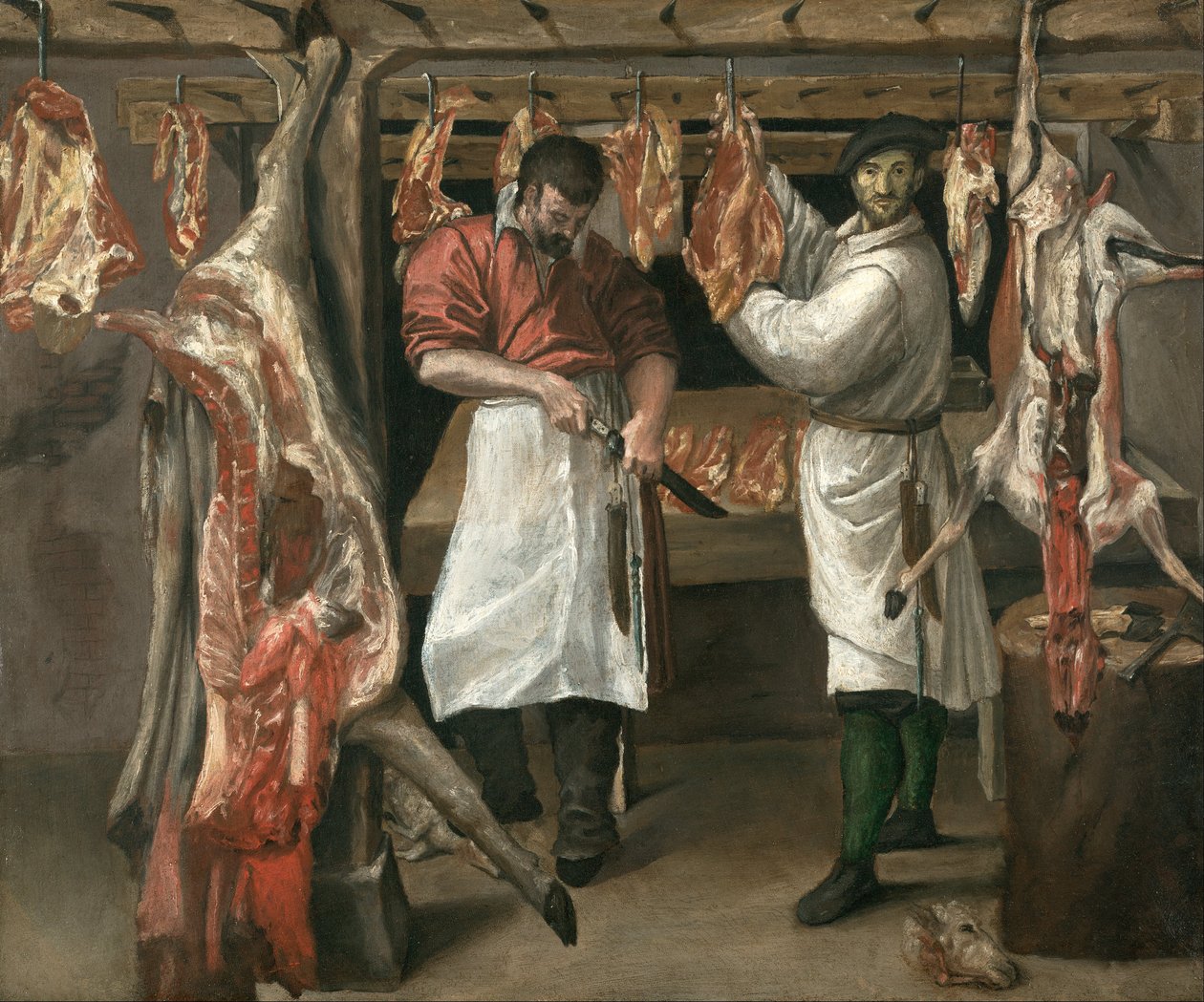 Slagterens butik af Annibale Carracci