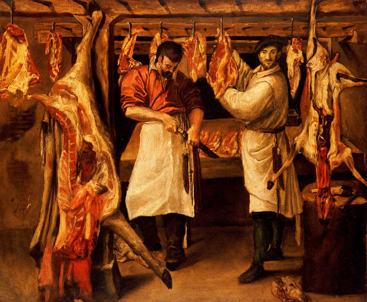 Slagterforretningen af Annibale Carracci