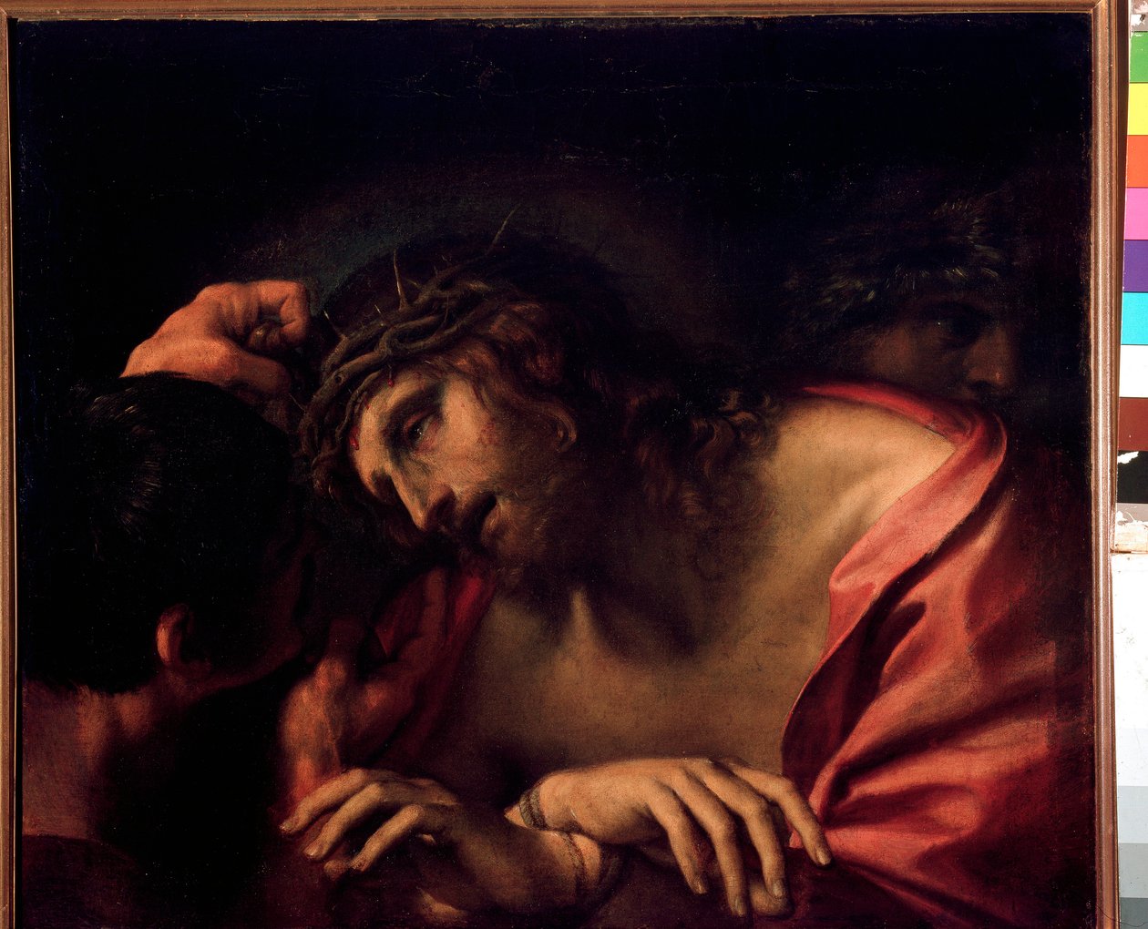 The Derision of Christ Maleri af Annibale Carracci (Annibal Carrache af Annibale Carracci
