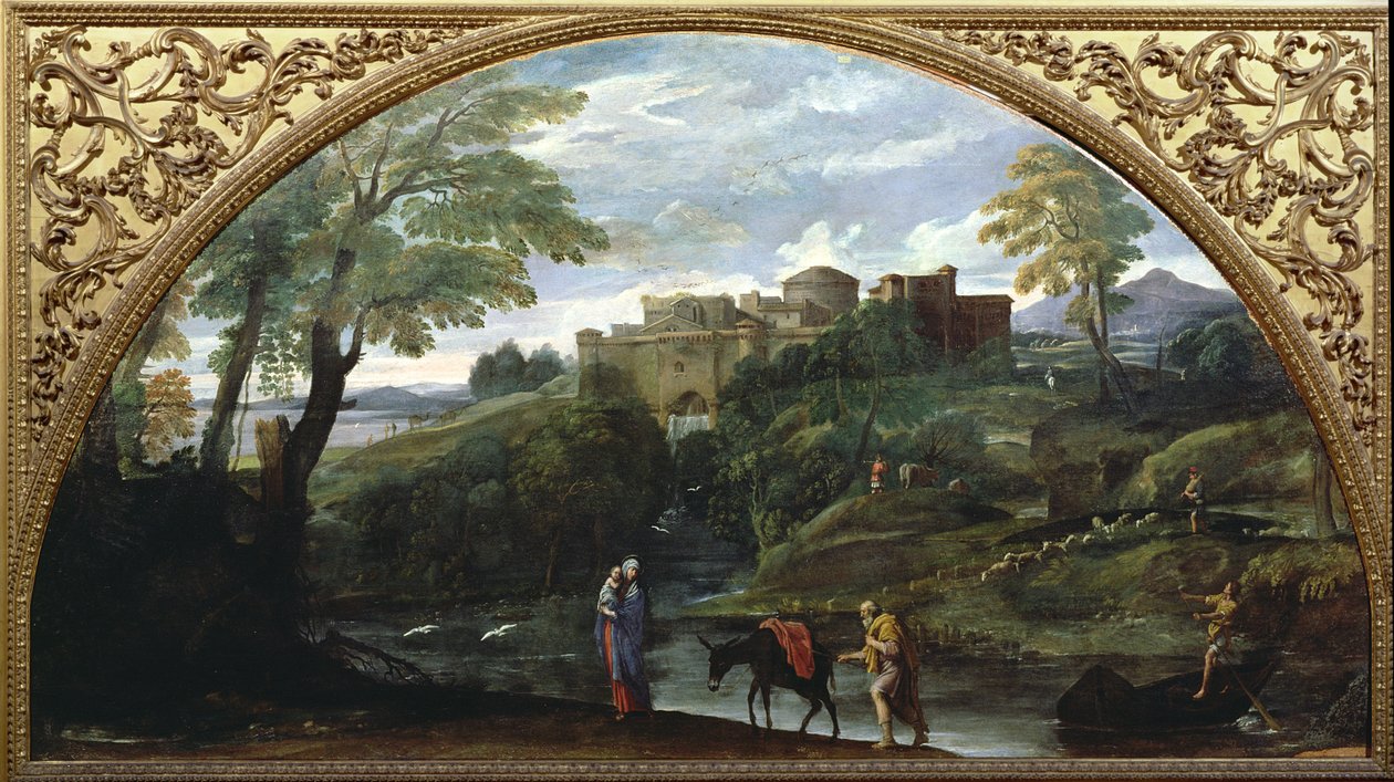 Flugten til Egypten af Annibale Carracci
