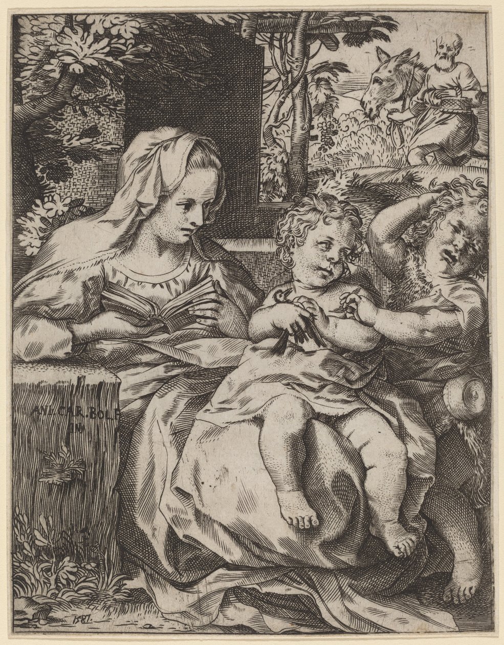 Svalens Madonna af Annibale Carracci