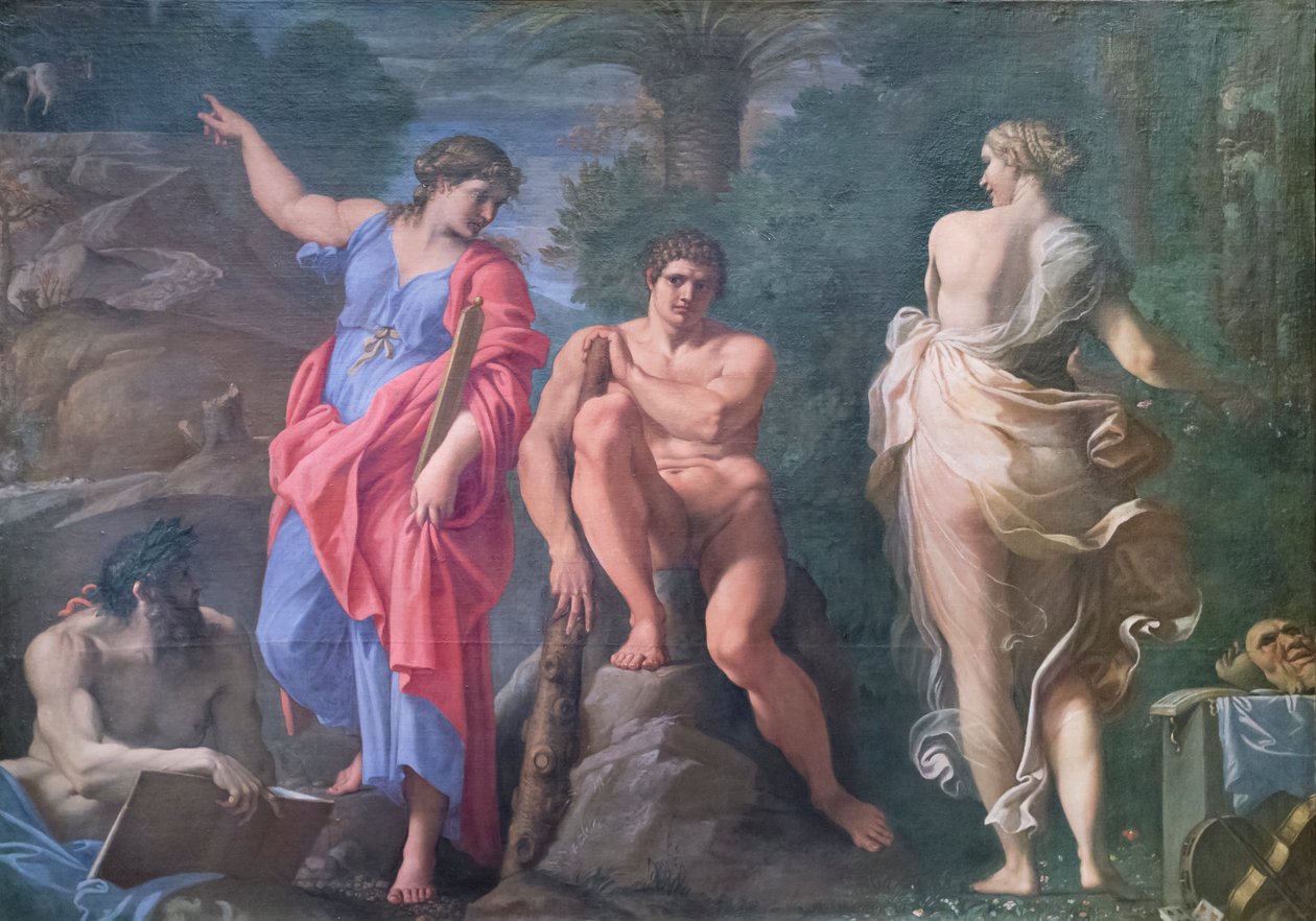 Valget af Hercules af Annibale Carracci