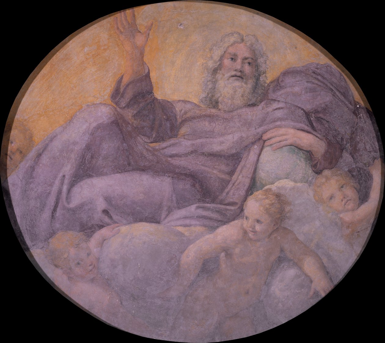 Den evige Fader, 1604-1607 af Annibale Carracci