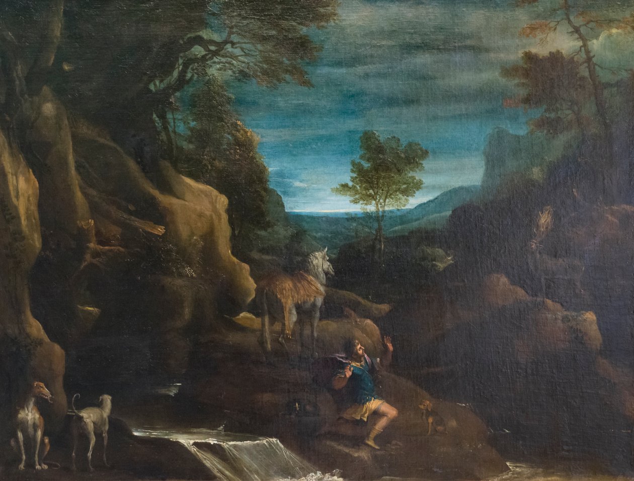 Synet om Saint Eustace af Annibale Carracci