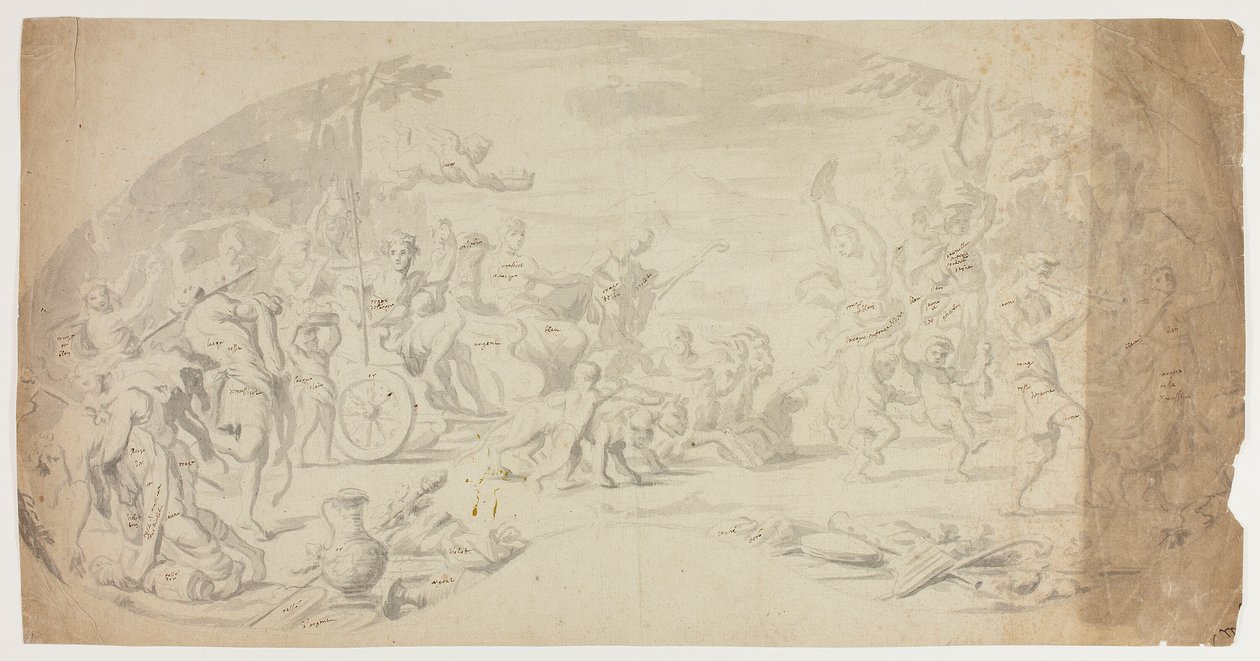 Triumf af Bacchus og Ariadne af Annibale Carracci