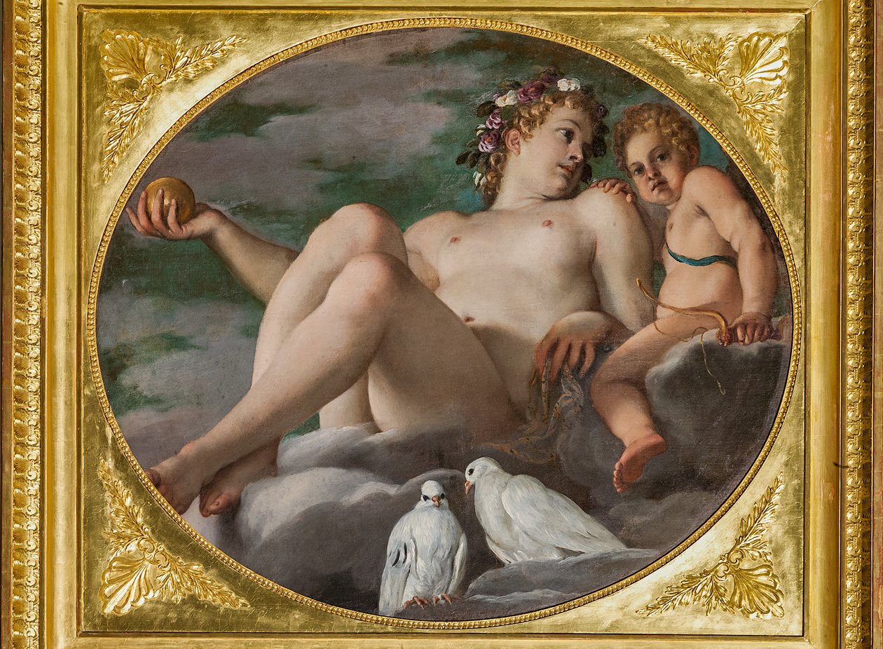 Venus og Amor af Annibale Carracci