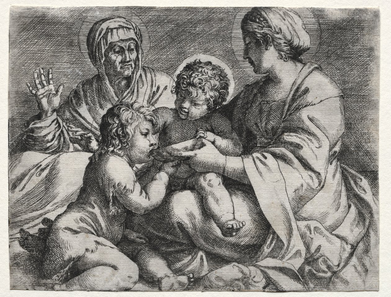 Jomfru med skålen af Annibale Carracci