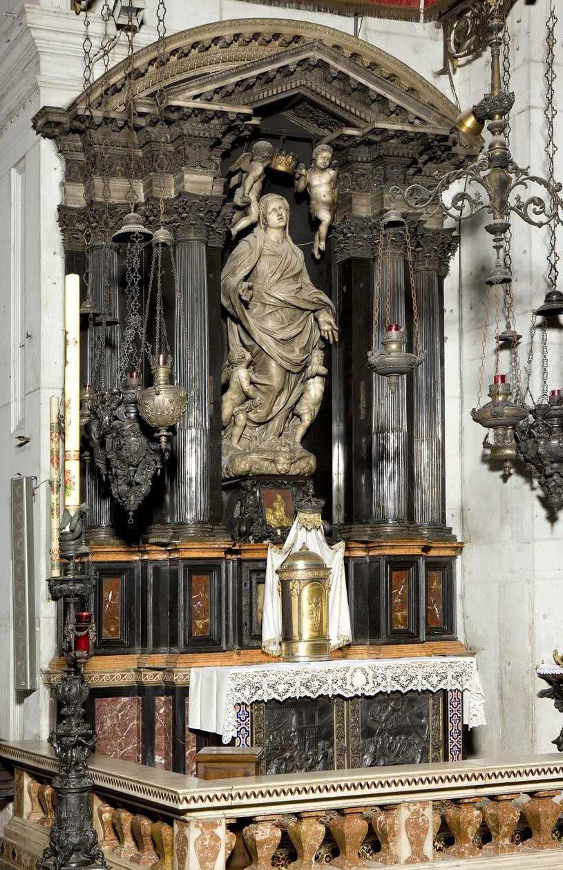 Jomfru Marias himmelfart, 1586 af Annibale Fontana