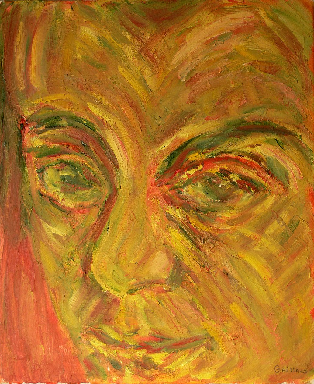 Mozart (olie på lærred) af Annick Gaillard
