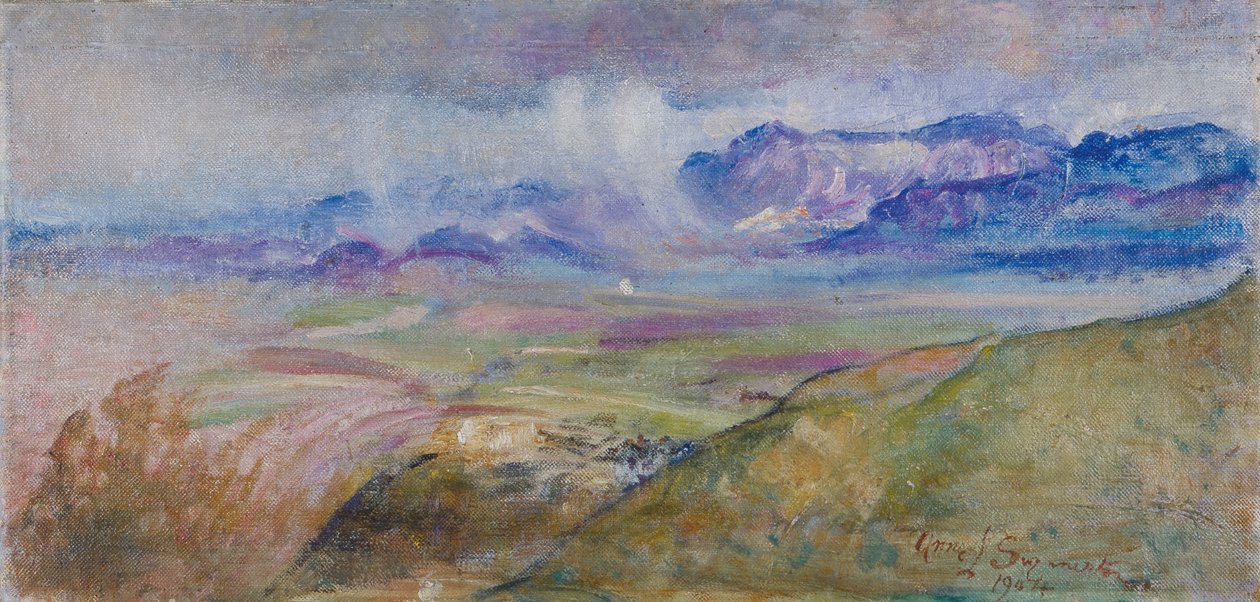Regnskyer, Monte Gennaro af Annie Louisa Swynnerton