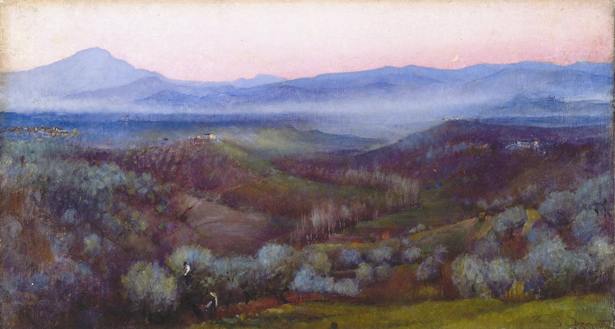 Olivensamlerne af Annie Louisa Swynnerton