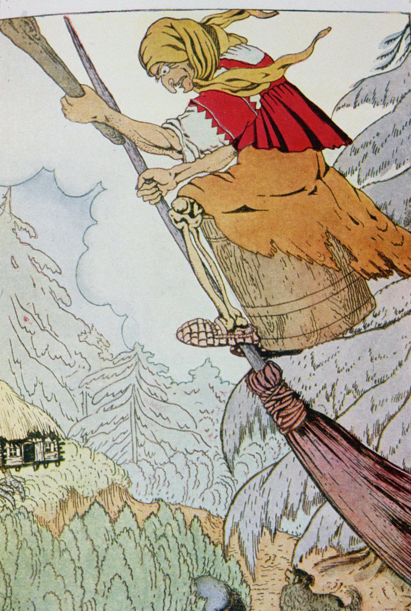 Helligtrekonger eller La Befana, anonym italiensk illustration af Unbekannt Unbekannt