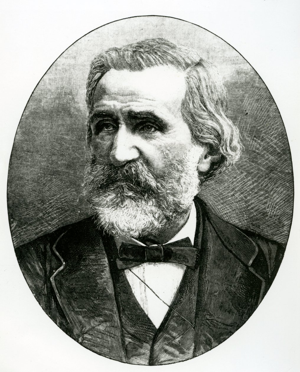Portræt af Giuseppe Verdi (1813-1901) af Unbekannt Unbekannt
