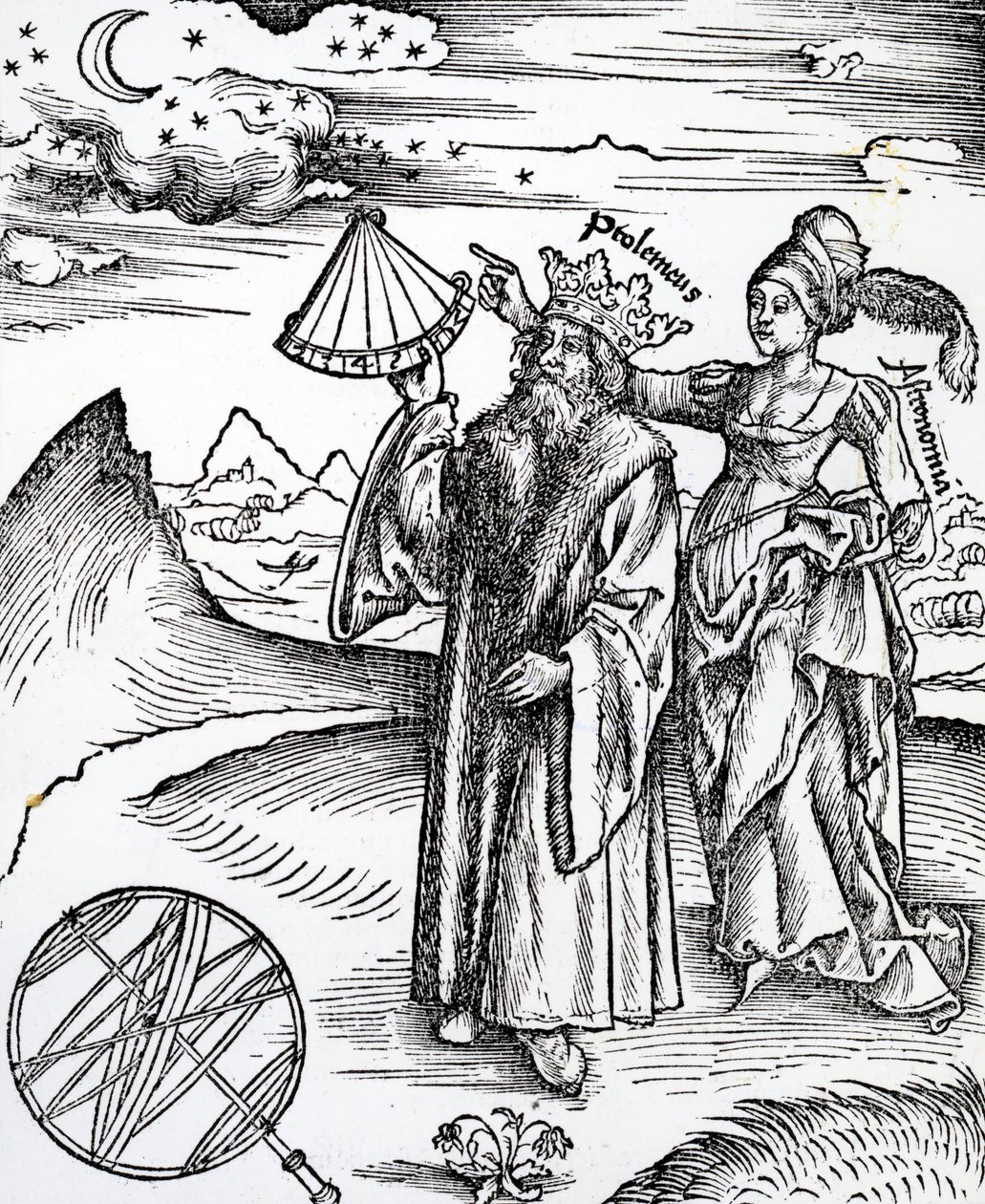 Ptolemæus og astronomi, 1512 af Unbekannt Unbekannt