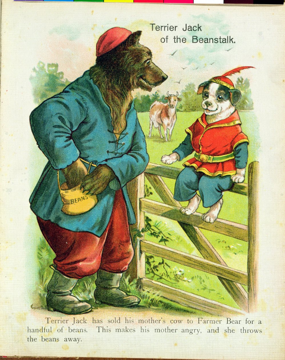 Terrier Jack, fra Jack and the Beanstalk (illustration) af Unbekannt Unbekannt
